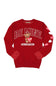 Simply Southern Youth Teddy Bear Valentine Sweatshirt for Girls in Red
