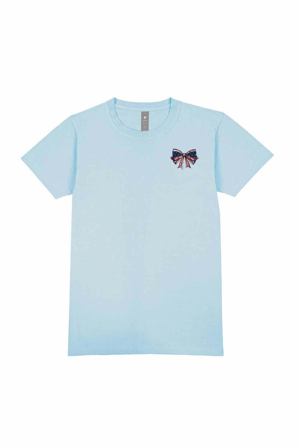 Girls Simply Southern Youth Land Of Liberty T-Shirt for Girls in Ice