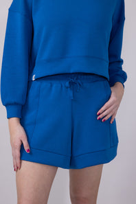 women's Simply Southern Sophie Modal Shorts for Women in Royal Blue