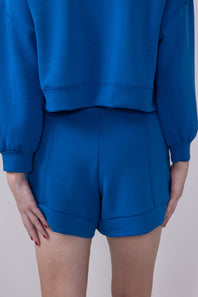 women's Simply Southern Sophie Modal Shorts for Women in Royal Blue