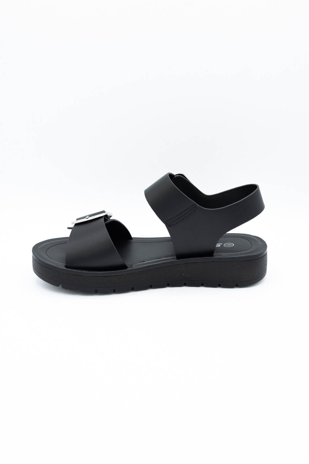Soda Jackie Platform Sandals for Women in Black