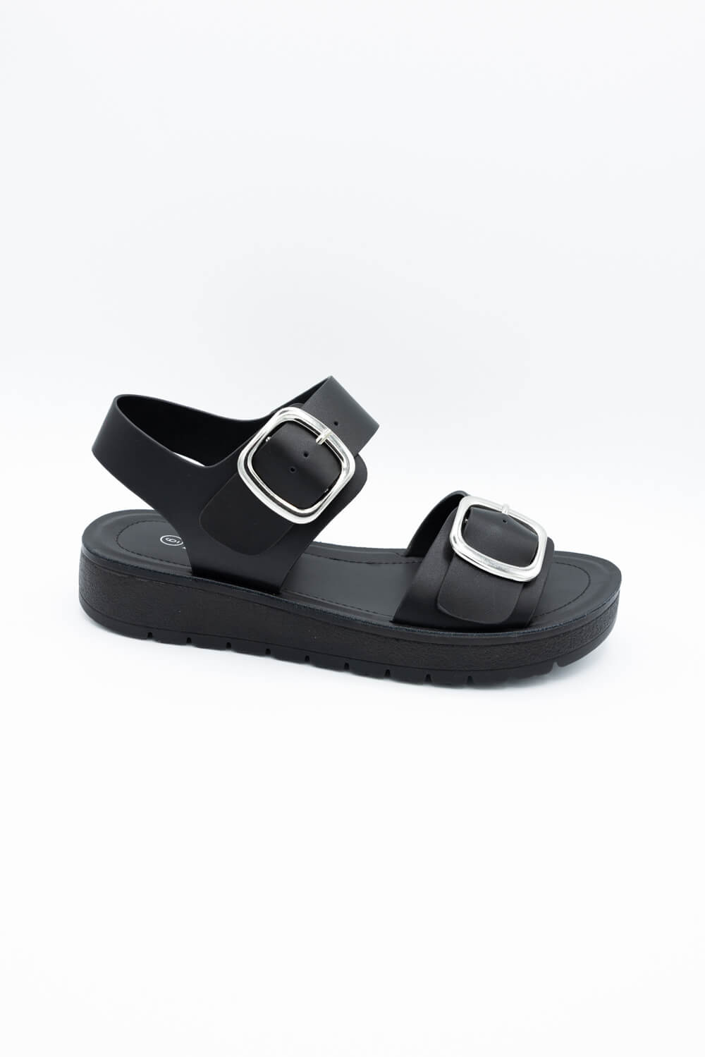 Soda Jackie Platform Sandals for Women in Black