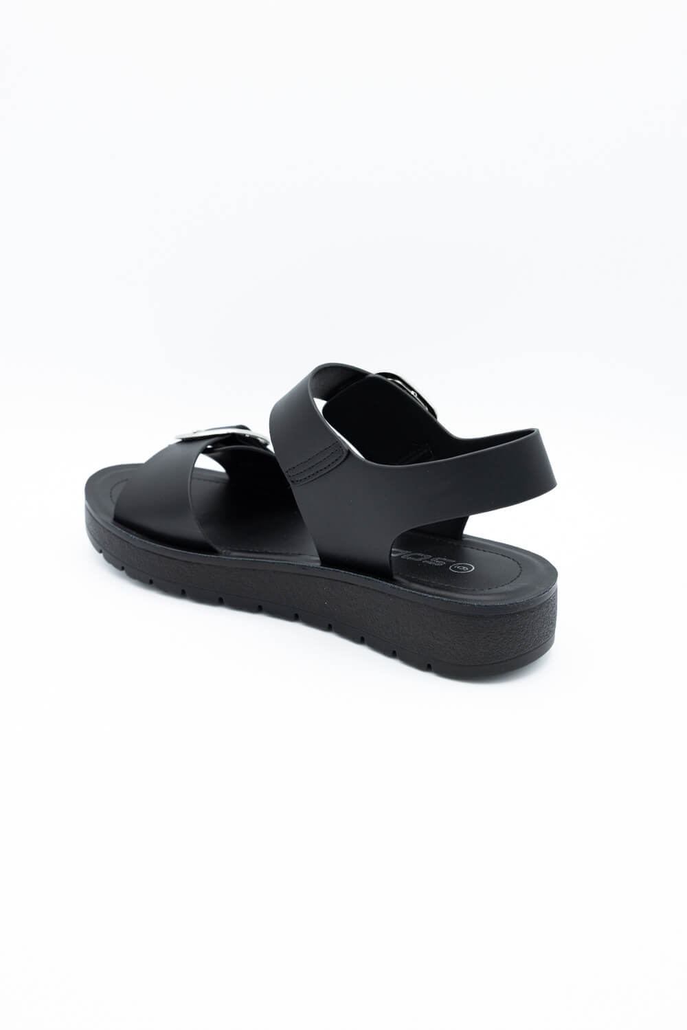 Soda Jackie Platform Sandals for Women in Black