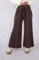 Soft Touch Wide Leg Lounge Pants for Women in Brown