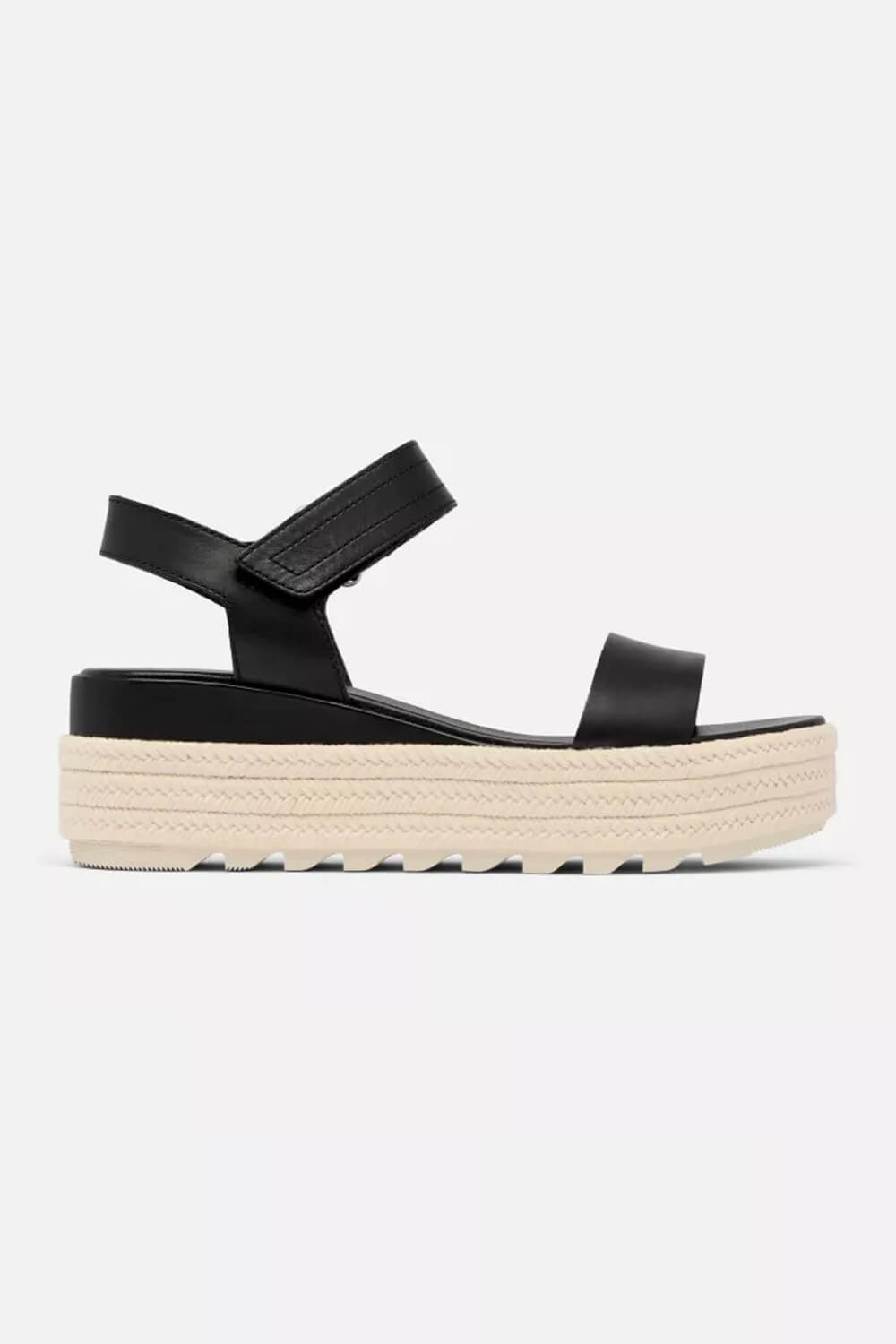 Sorel Cameron Flatform Wedge Sandals for Women in Black