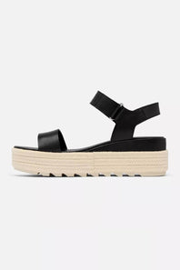 Sorel Cameron Flatform Wedge Sandals for Women in Black