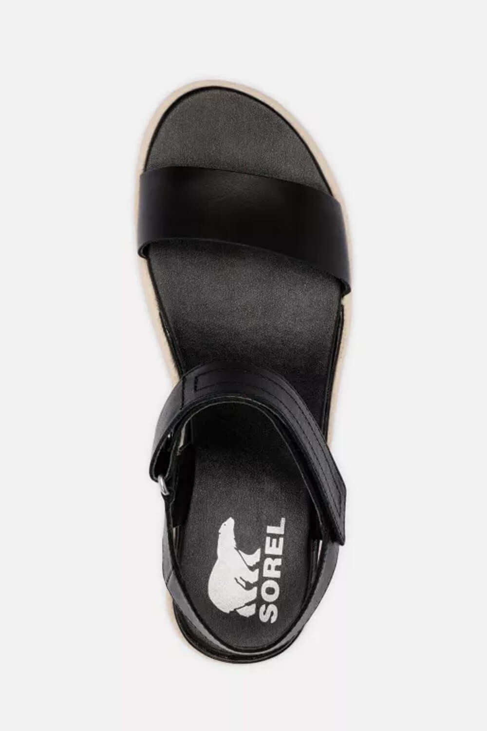 Sorel Cameron Flatform Wedge Sandals for Women in Black