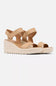 Sorel Cameron Flatform Wedge Sandals for Women in Beige
