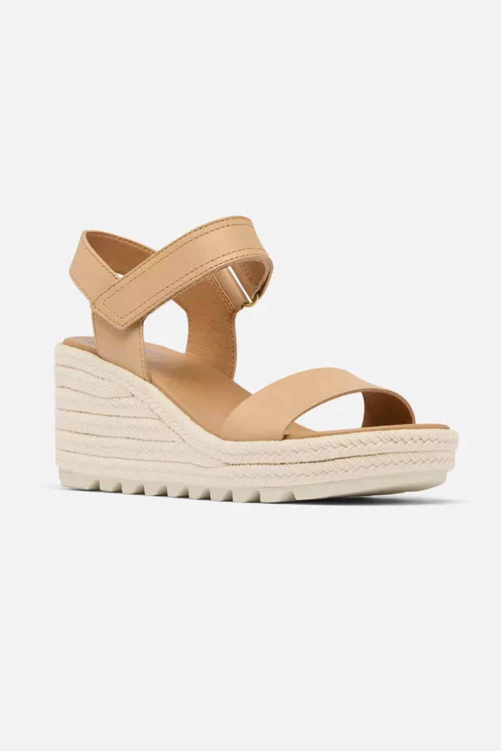 Sorel Cameron Flatform Wedge Sandals for Women in Beige