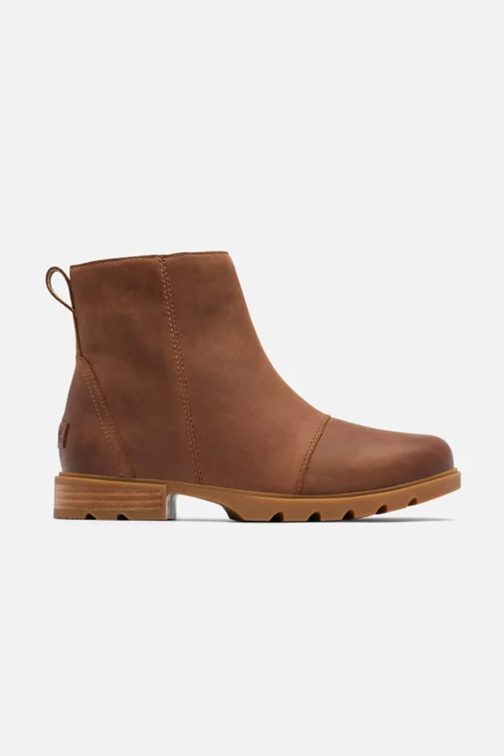 Sorel Emelie Zip Booties for Women in Velvet Tan