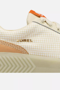 Sorel Out N About Ave Low Waterproof Sneakers for Women in Bleached Ceramic, Light Aloe