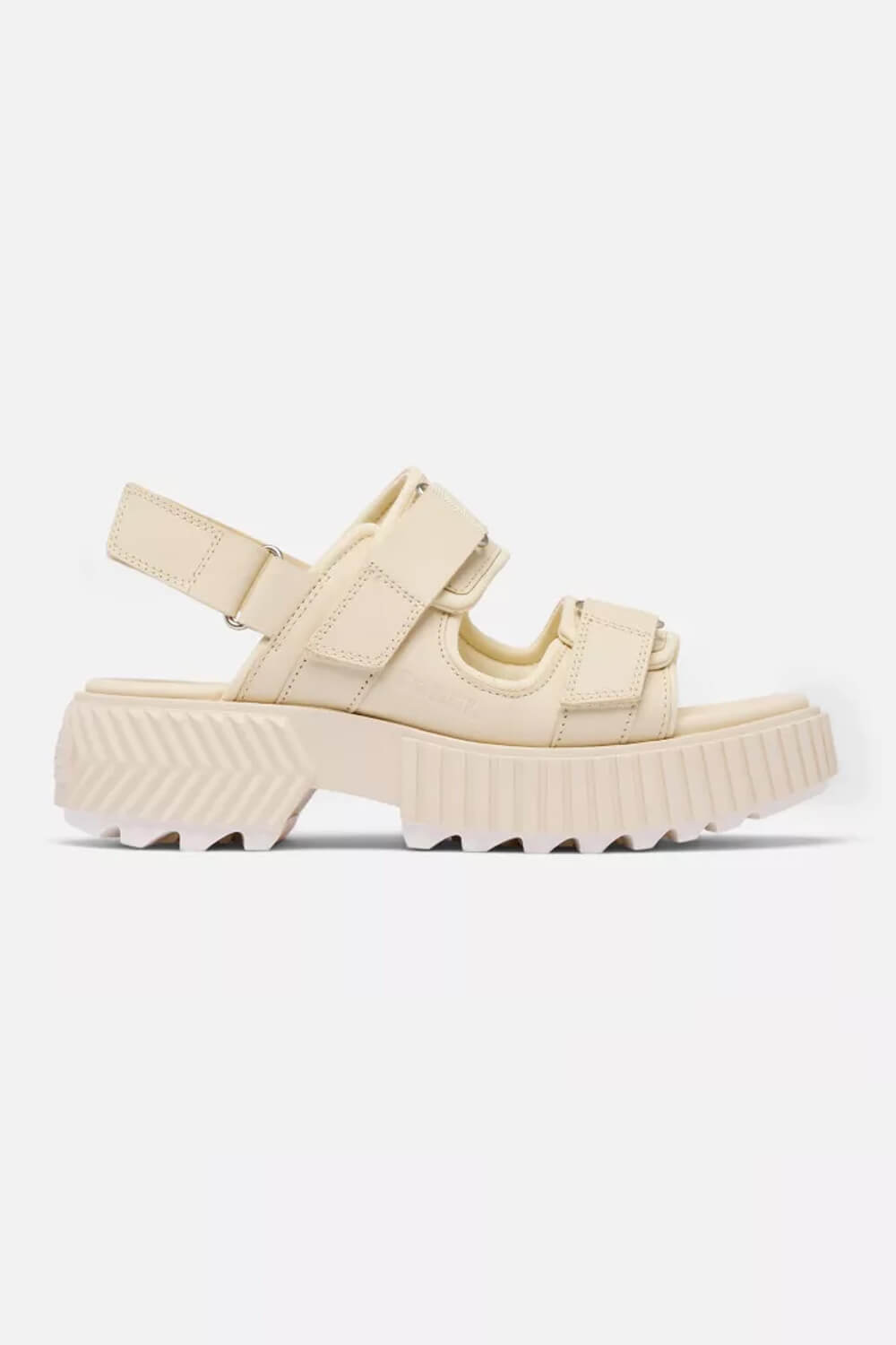 Sorel Ona Ave Multistrap Mid Sandals for Women in Chalk | 2113181-191