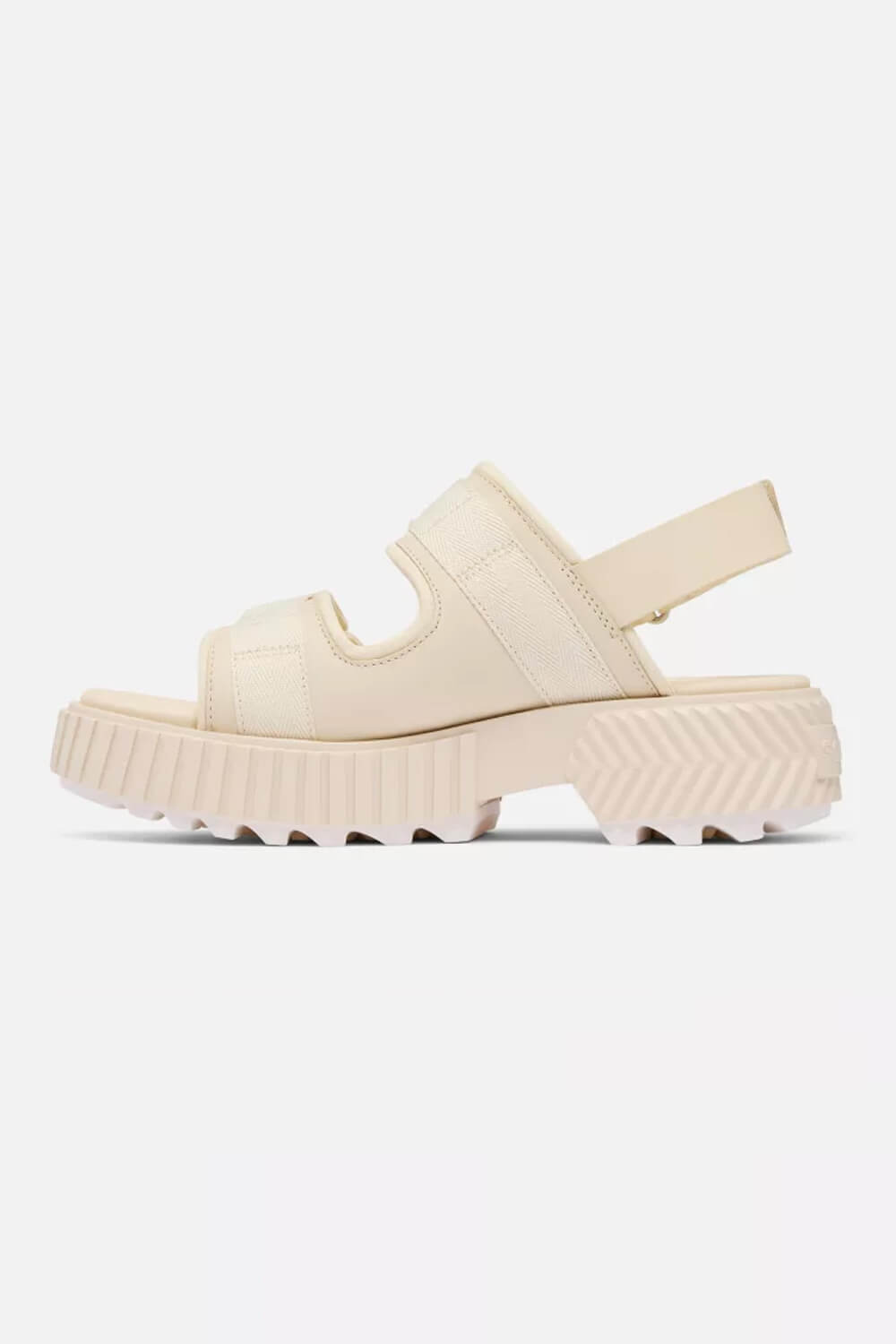 Sorel Ona Ave Multistrap Mid Sandals for Women in Chalk | 2113181-191