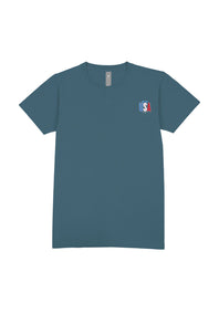 Simply Southern Youth USA Lace T-Shirt for Girls in Comet Blue 
