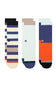Stance Bayside Crew Socks 3 Pack for Men in Blue Multi