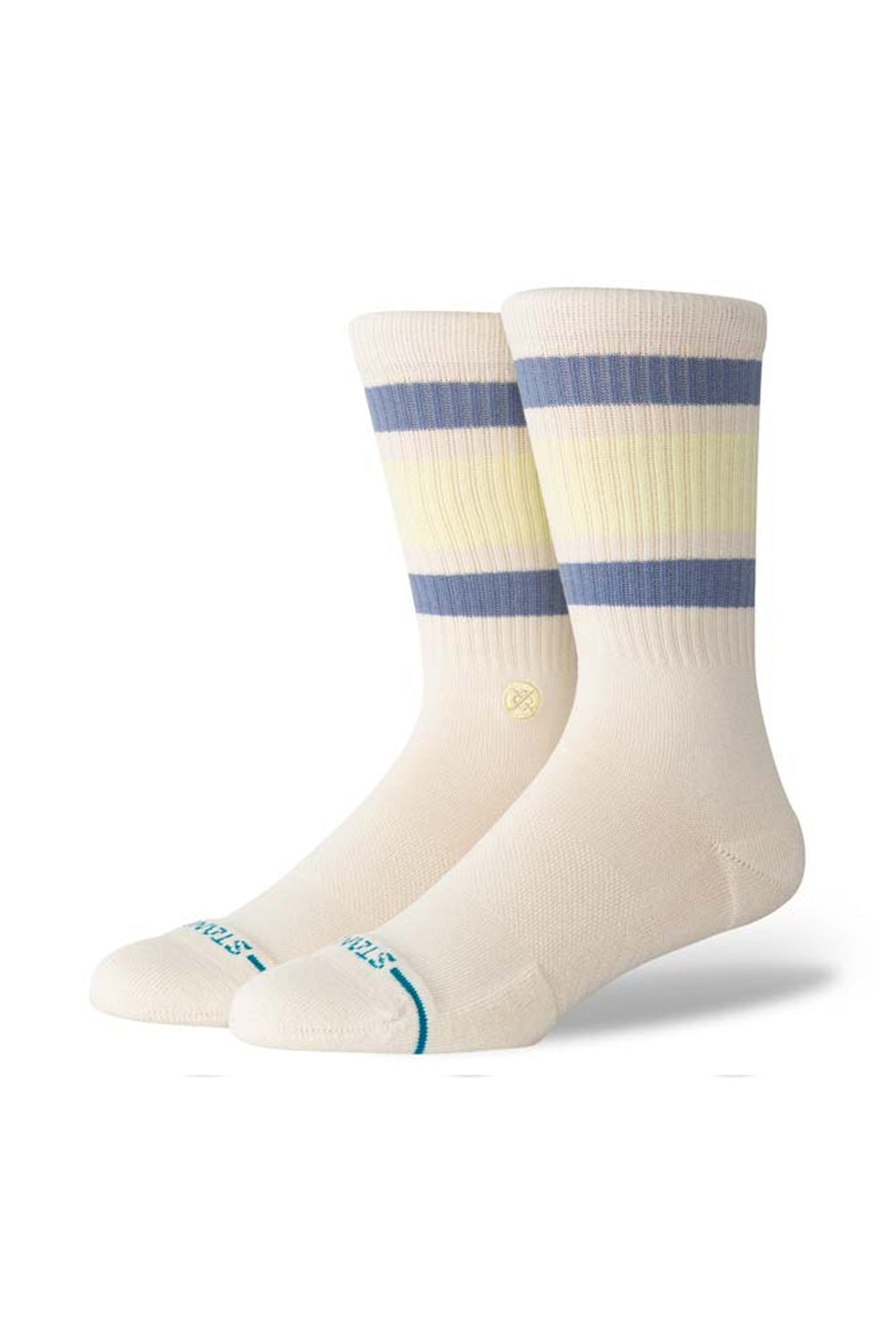 Stance Boyd Crew Socks for Men in Butter