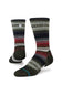 Stance Medium Performance Wool Crew Socks for Men in Black/Red
