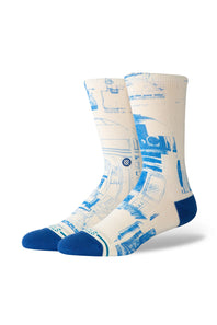 Stance R2 D2 Crew Socks in Canvas