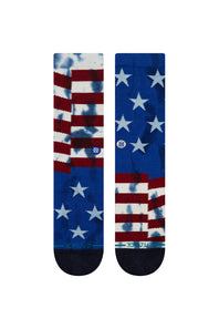 Stance The Banner Crew Socks in Navy