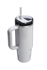  Stanley Quencher H2.0 Fluted 30 oz Tumbler in Ash Gloss 