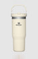 Stanley 30oz IceFlow Flip Straw Tumbler in Cream
