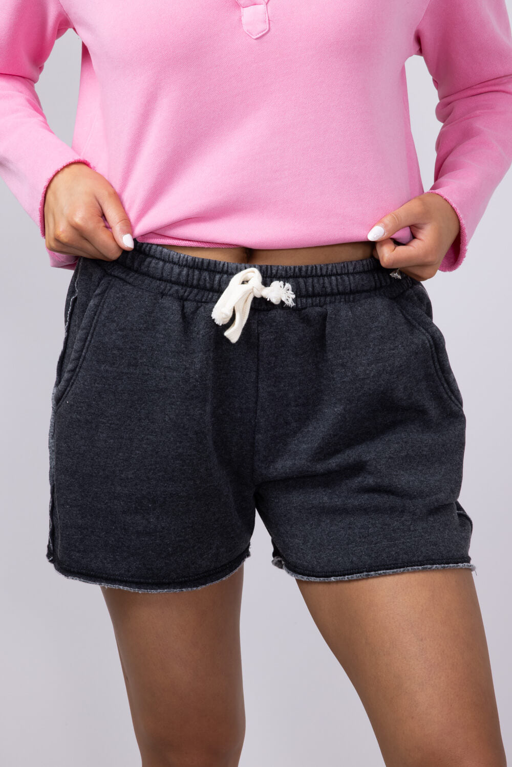 Super Soft Lounge Shorts for Women in Black