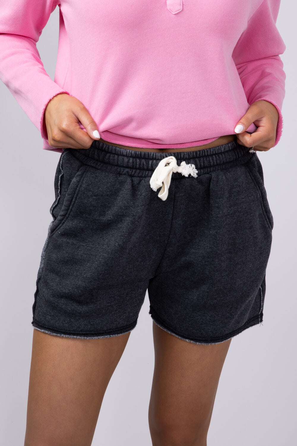 Super Soft Lounge Shorts for Women in Black
