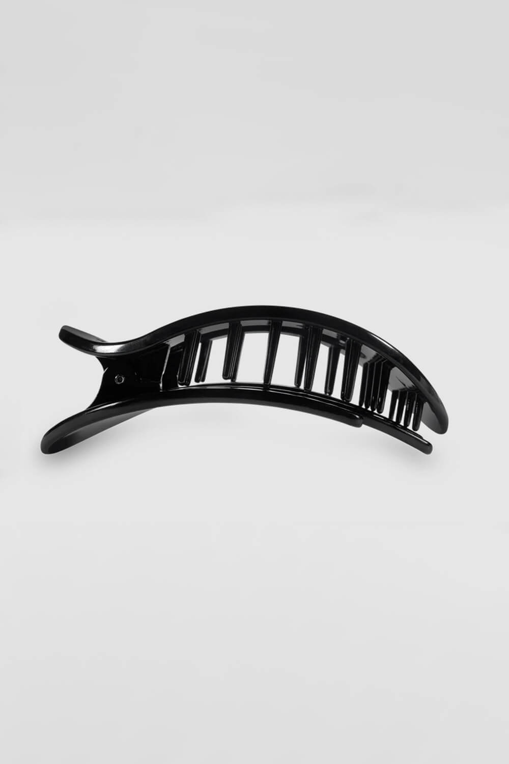 Teleties Medium Flat Round Hair Clip in Black
