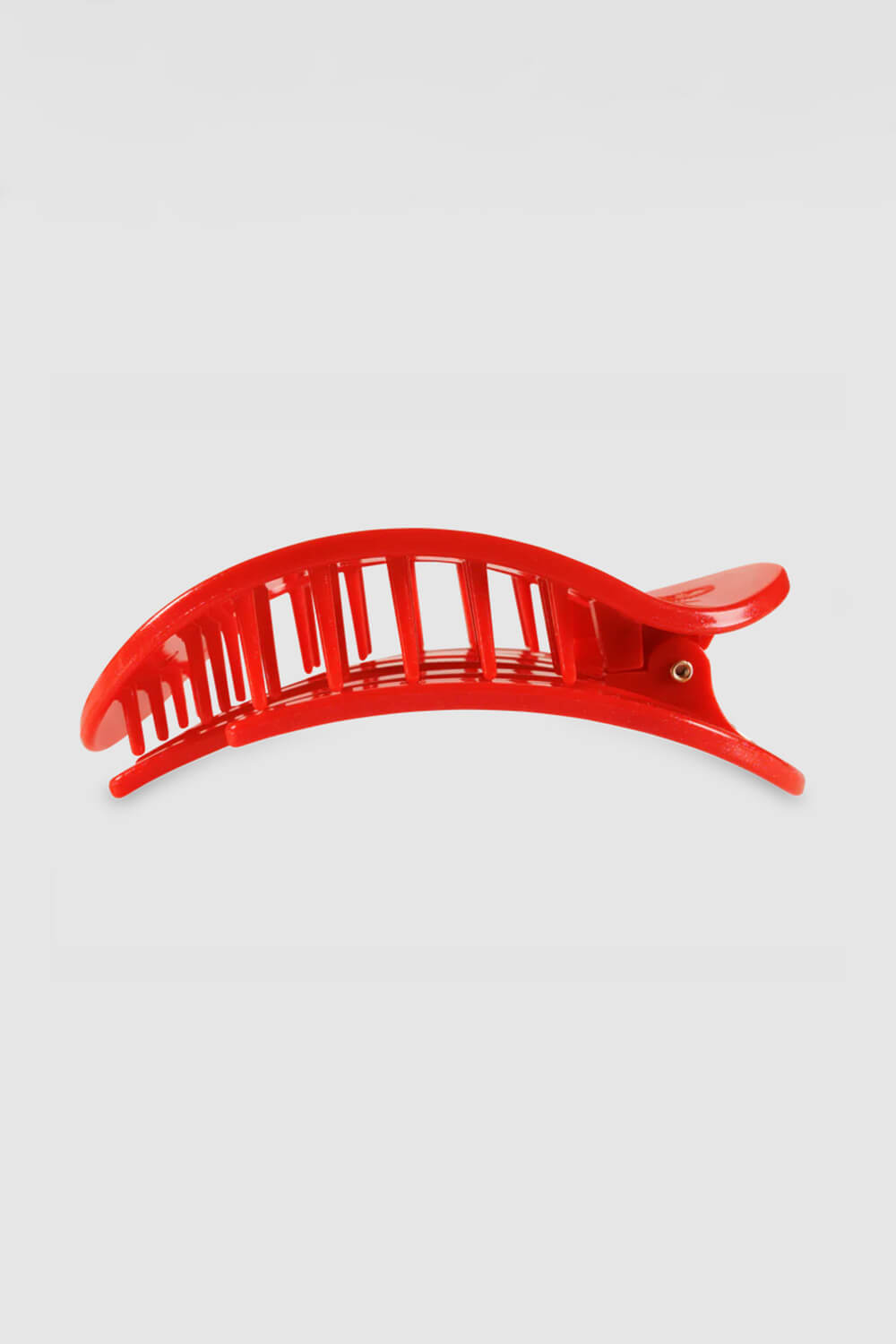Teleties Large Flat Round Hair Clip in Rudolph Red 