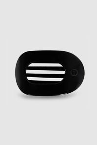 Teleties Large Flat Round Clip in Jet Black 