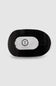 Teleties Large Flat Round Clip in Jet Black 