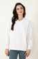 The North Face Evolution V Neck Sweatshirt for Women in White