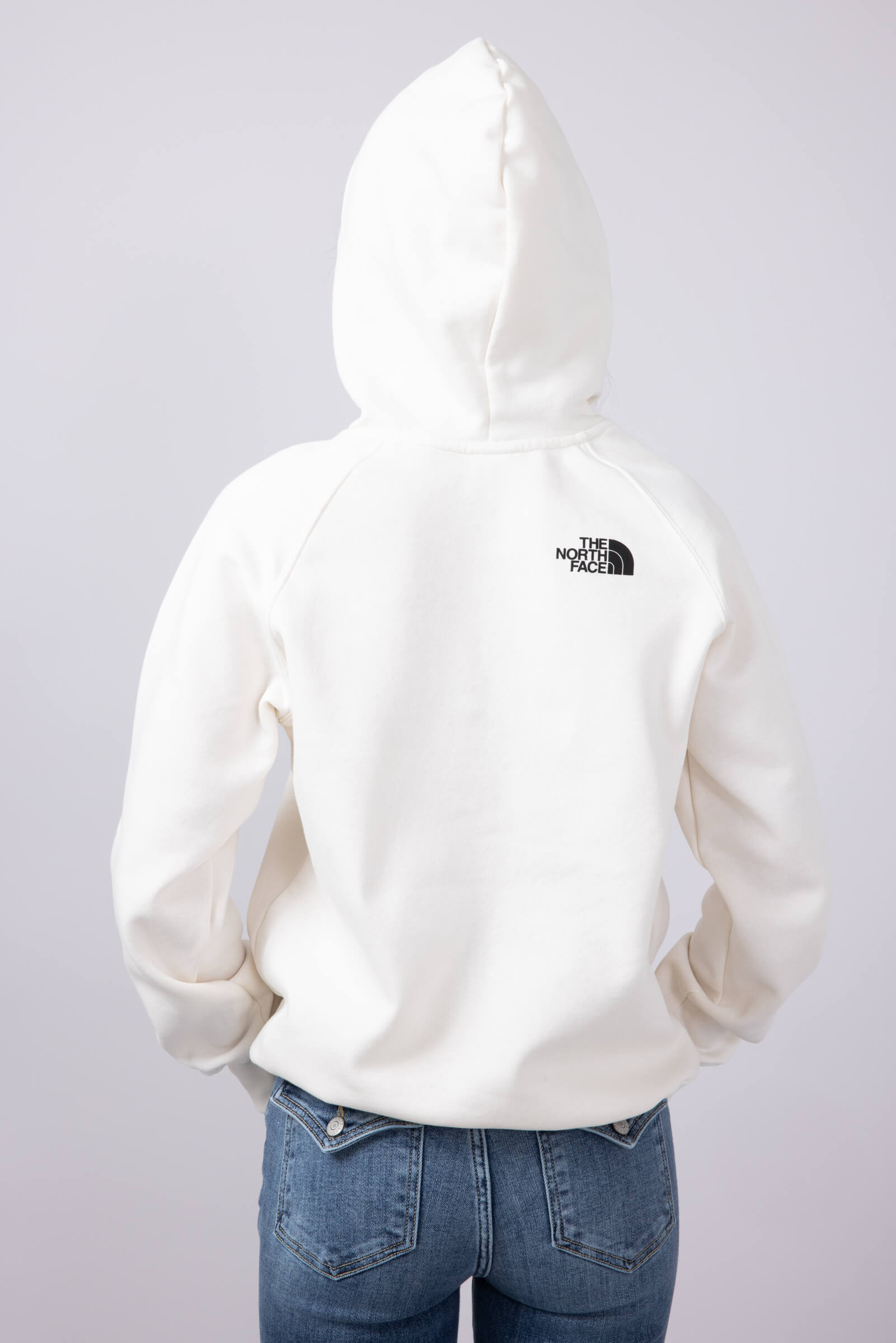 The North Face Strange Colorful World Hoodie for Women in White Dune
