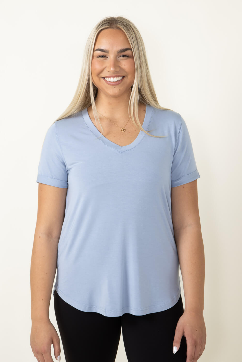 Thread & Supply Recreation T-Shirt for Women in Light Blue