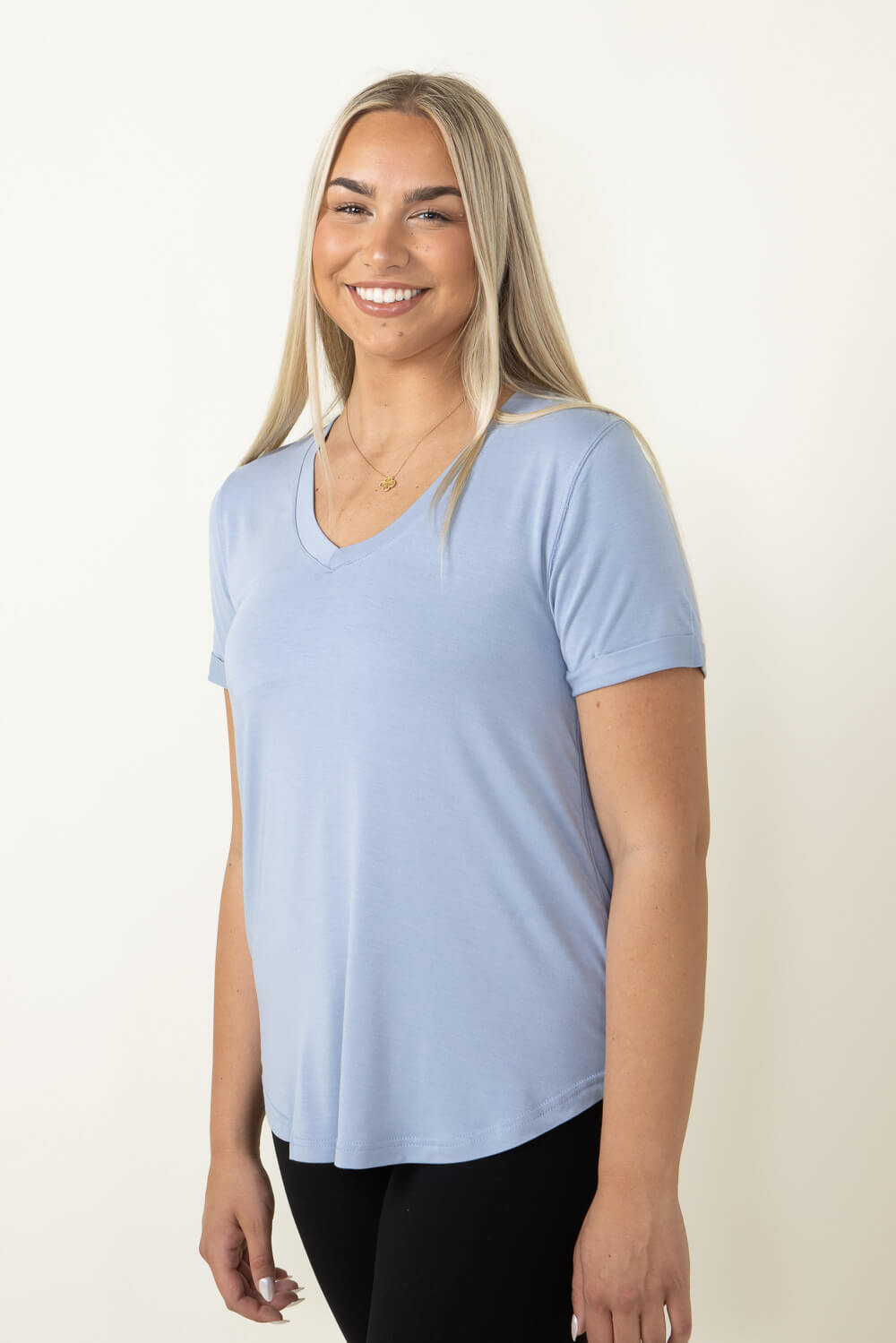 Thread & Supply Recreation T-Shirt for Women in Light Blue