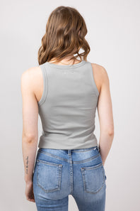 Thread & Supply Edlin Tank Top for Women in Forest Fog