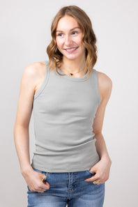 Thread & Supply Edlin Tank Top for Women in Forest Fog