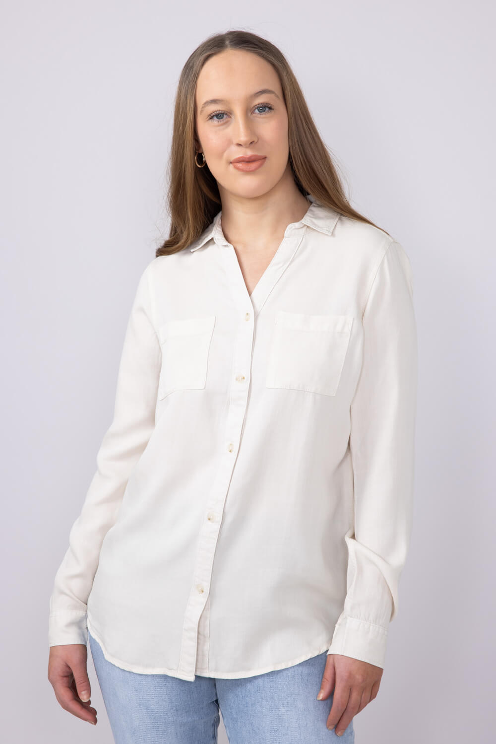 Thread & Supply Ginger Top for Women in Off White