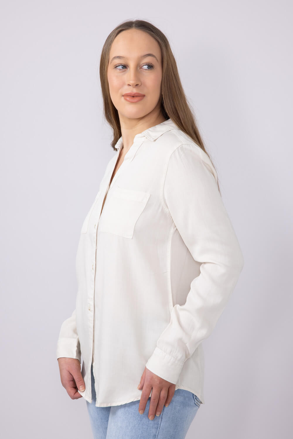Thread & Supply Ginger Top for Women in Off White