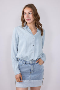 Thread & Supply Grace Top for Women in Blue