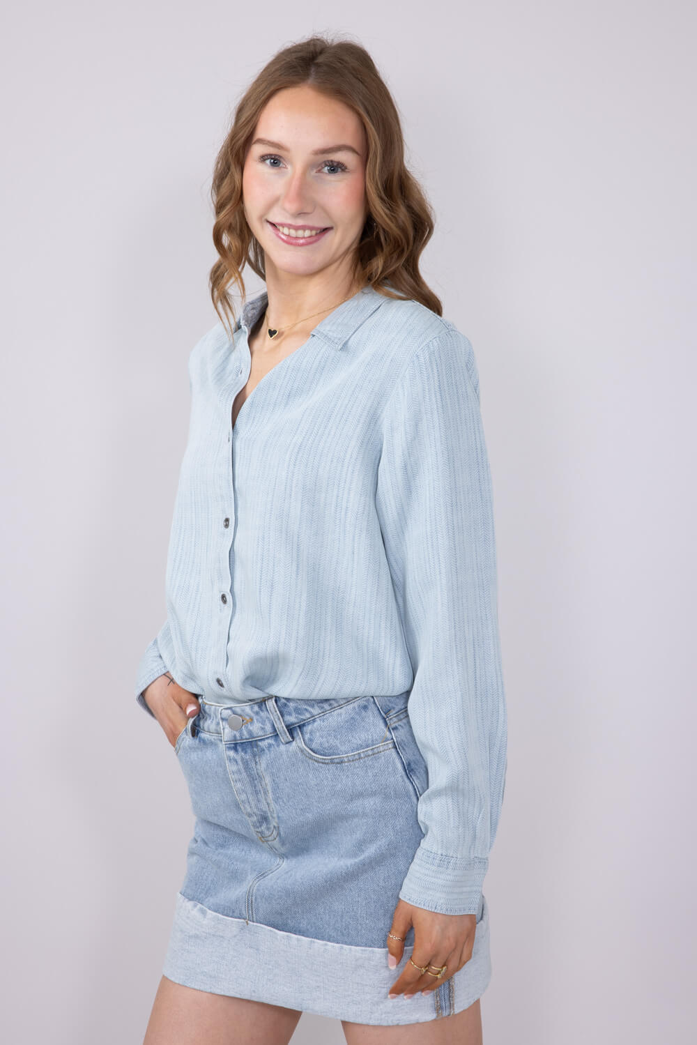Thread & Supply Grace Top for Women in Blue