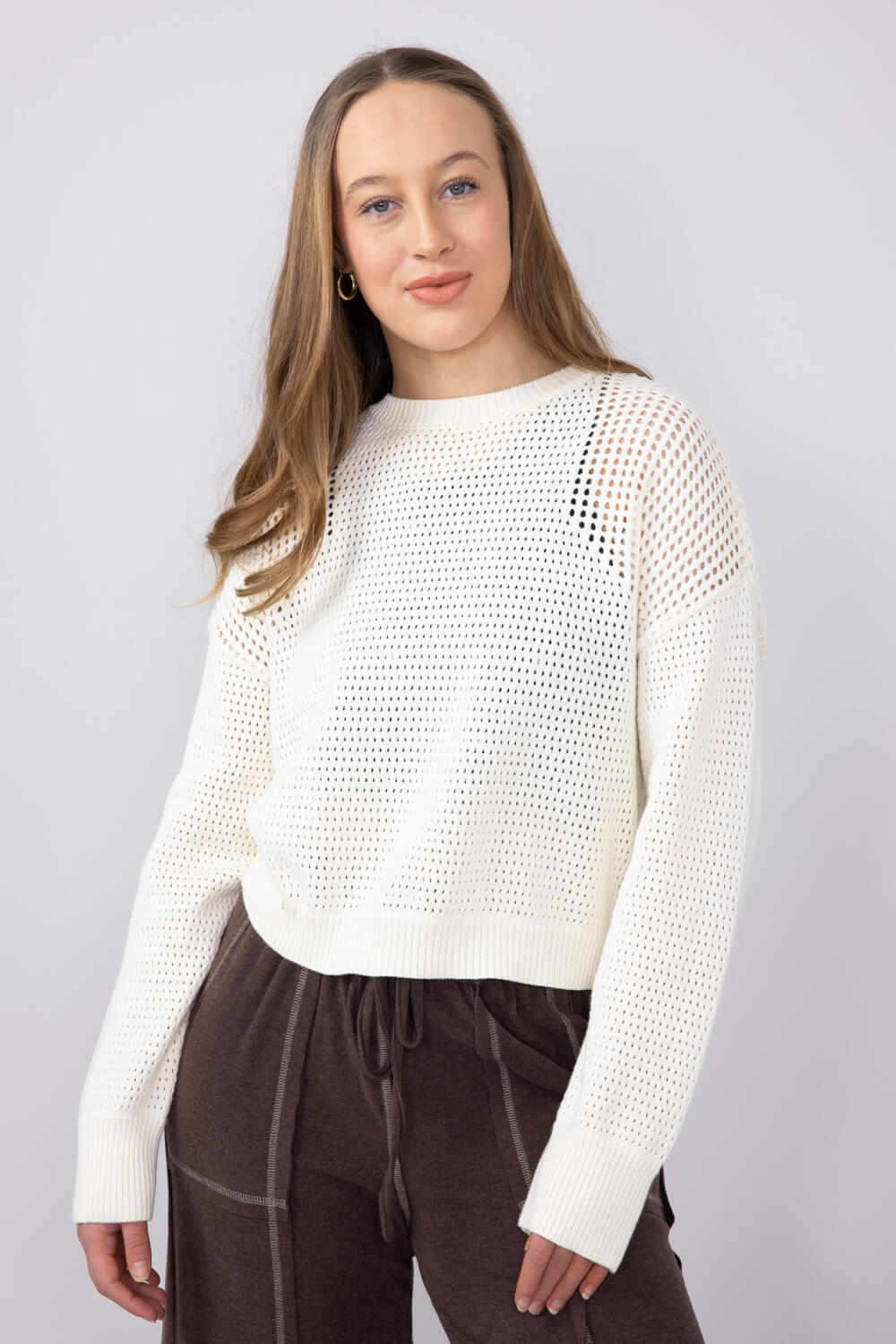 Thread & Supply Jasmine Sweater for Women in Off White