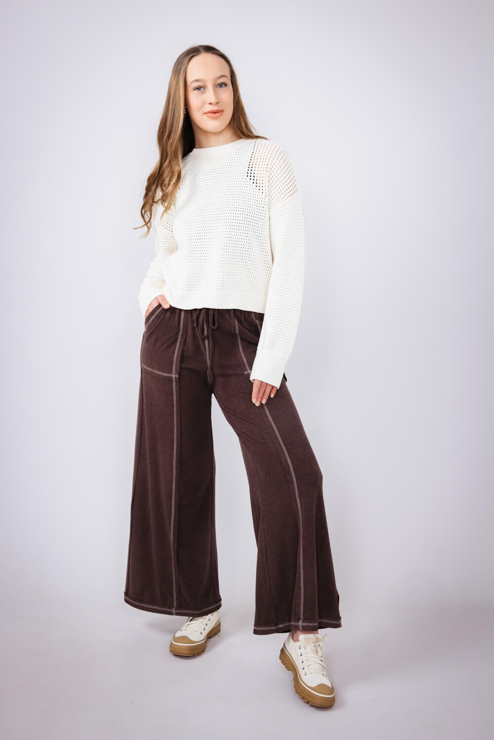 Thread & Supply Jasmine Sweater for Women in Off White