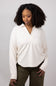 Thread & Supply Taylor Johnny Collar Shirt for Women in Pink Oatmeal 