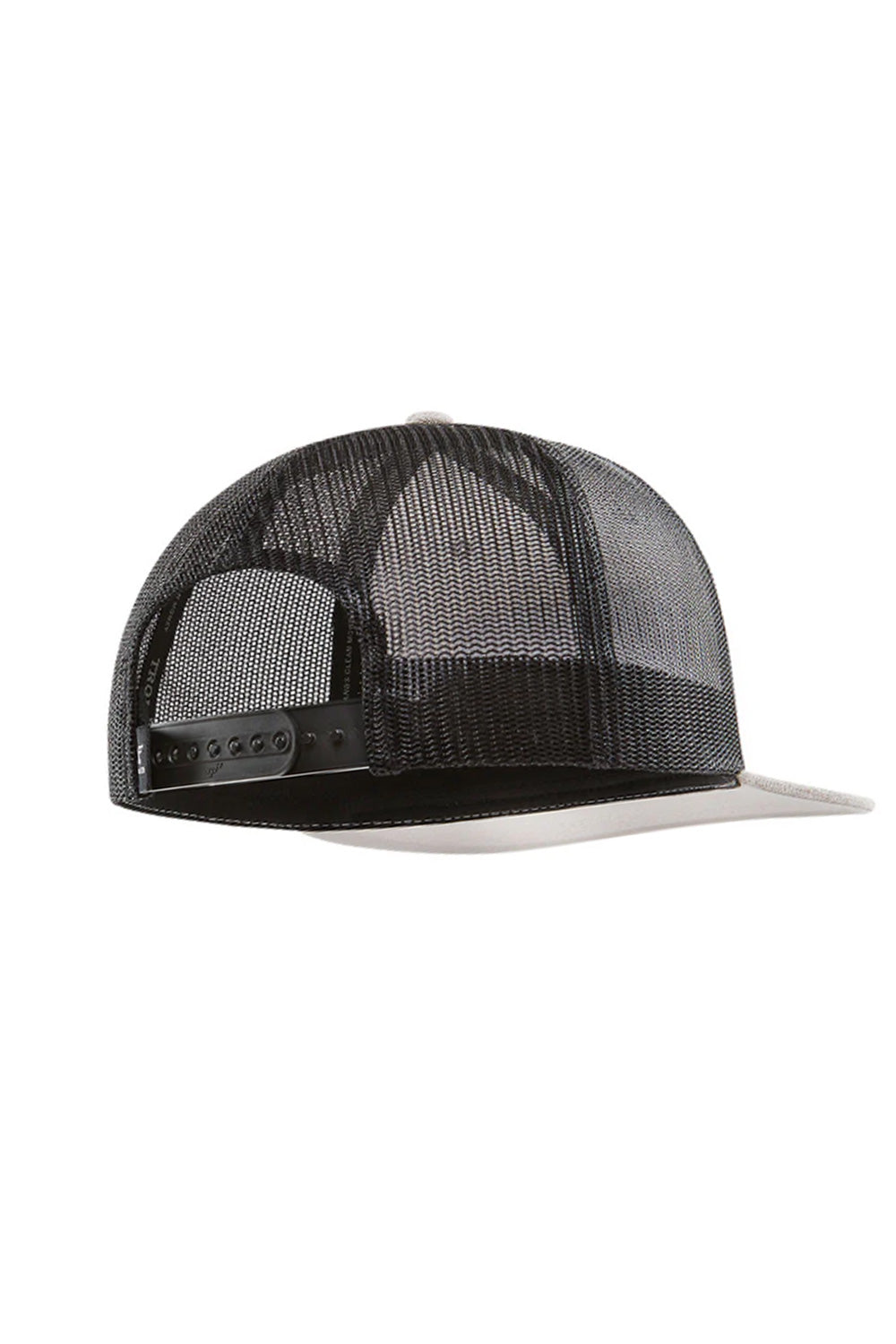 Troll Co. Barricade Snap Back Trucker Hat for Men in Grey Heather