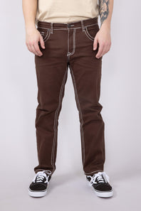 True Luck Blake Bootcut Jeans for Men in Brown 
