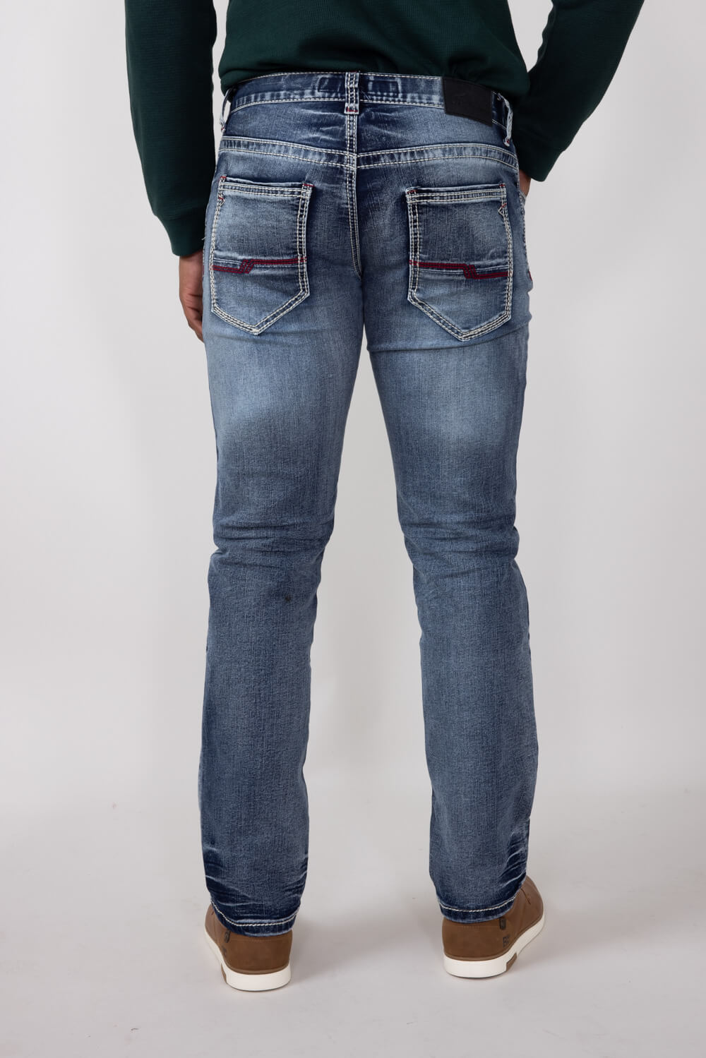 True Luck Ford Full Blast Straight Jeans for Men