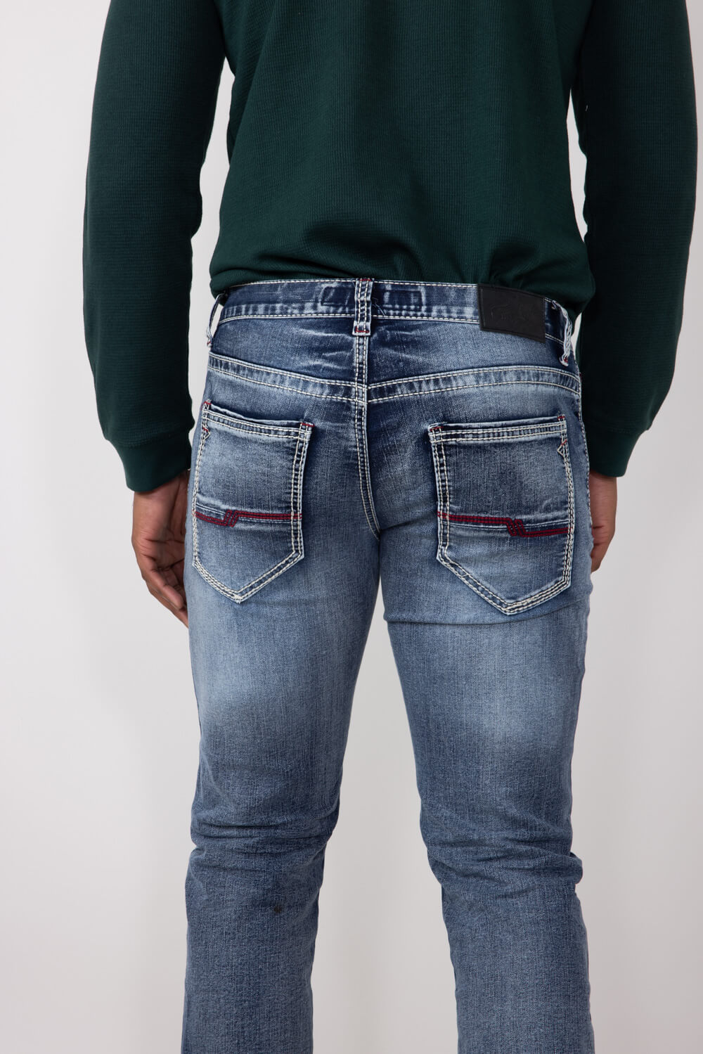 True Luck Ford Full Blast Straight Jeans for Men