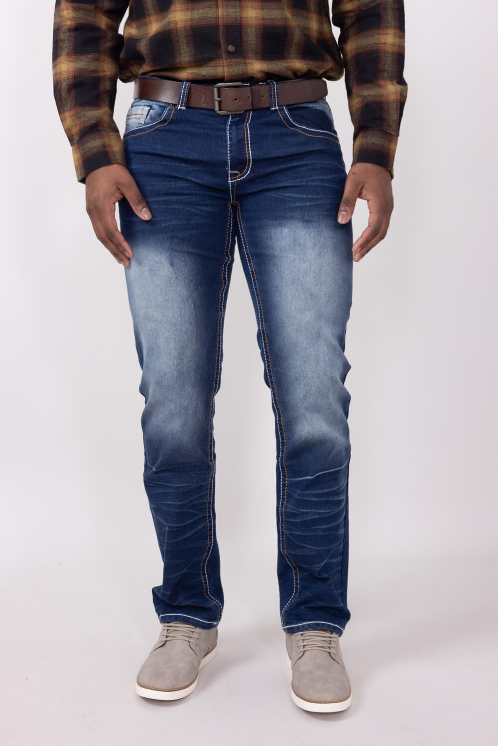 True Luck Owen Indigo Straight Jeans for Men