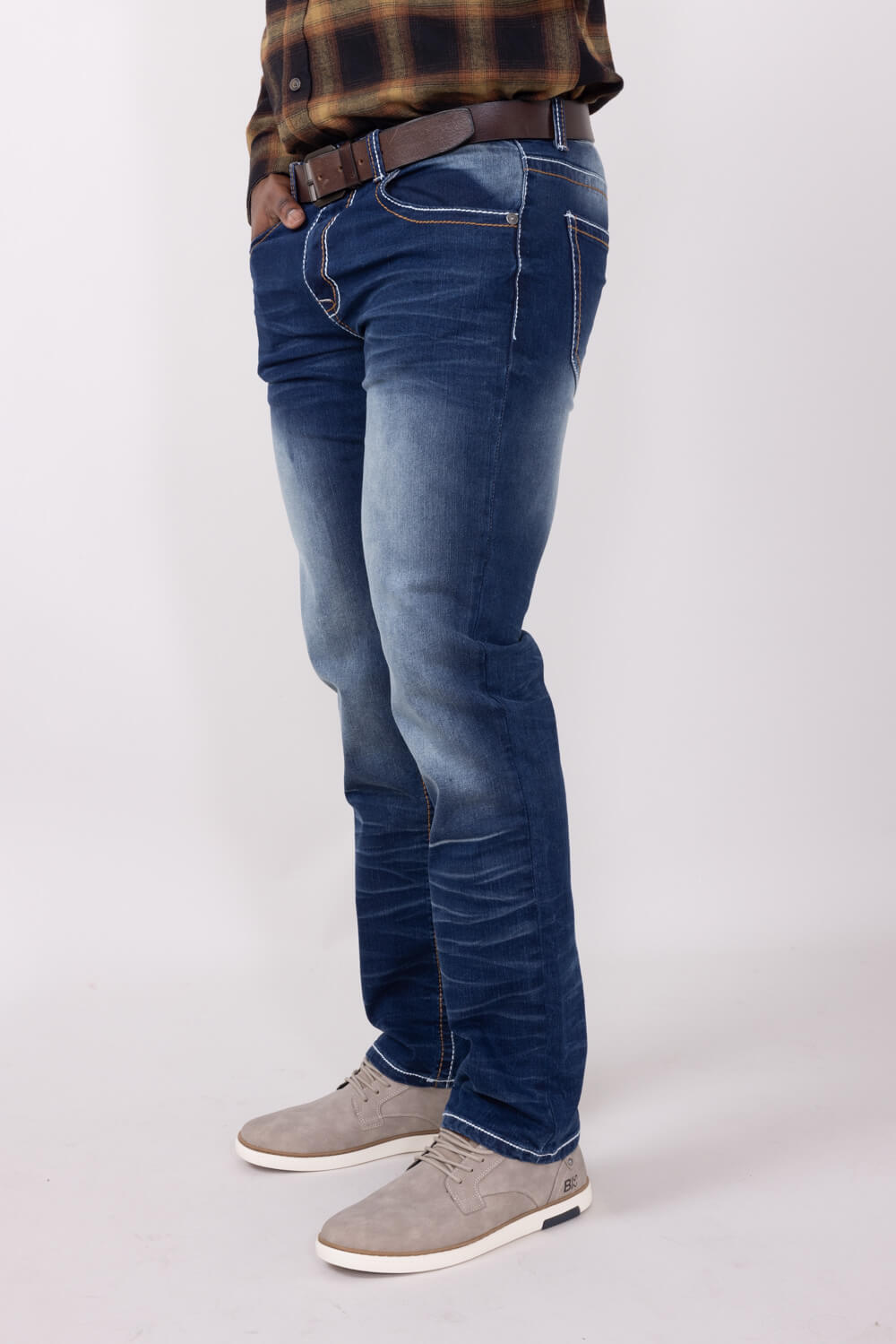 True Luck Owen Indigo Straight Jeans for Men